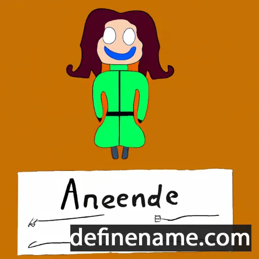 cartoon of the name Arendine