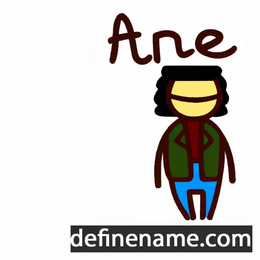 cartoon of the name Arene