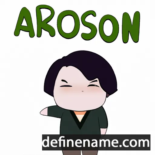 Areum-sol cartoon