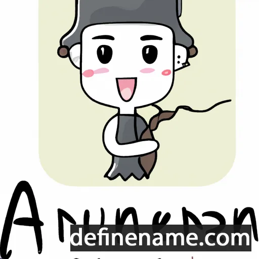 cartoon of the name Areumdaum