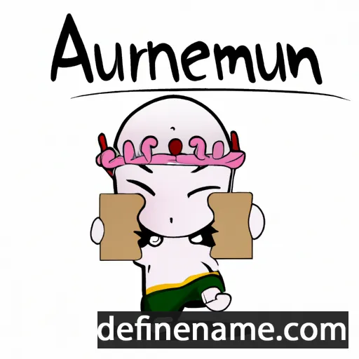 cartoon of the name Areumdaun