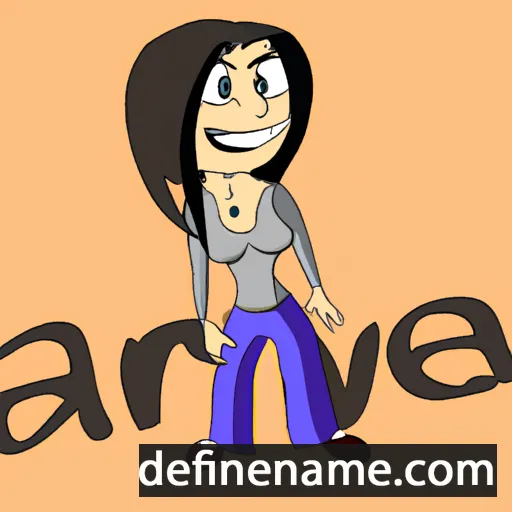 cartoon of the name Areva