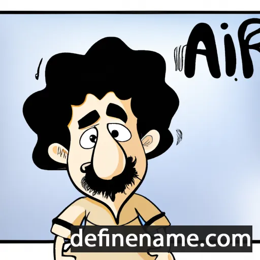 cartoon of the name Arfiu