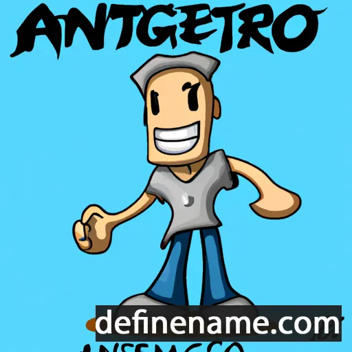 cartoon of the name Argento