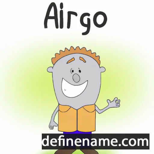 cartoon of the name Argilo