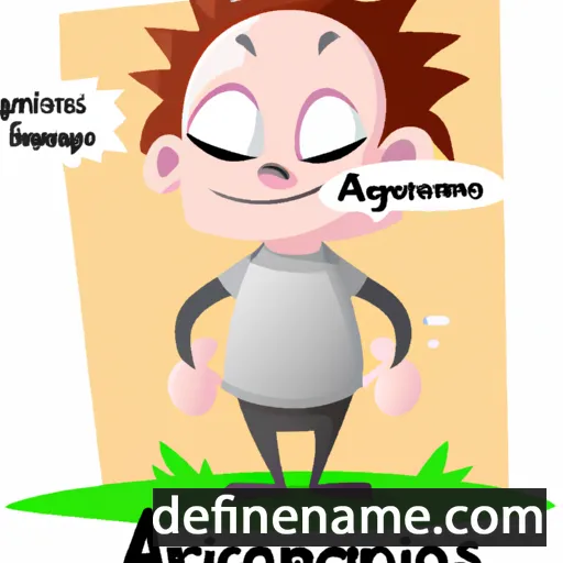 cartoon of the name Argonias