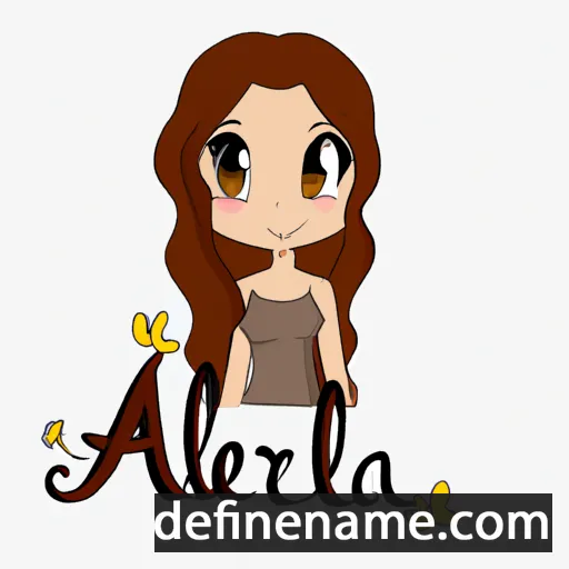 Aríella cartoon