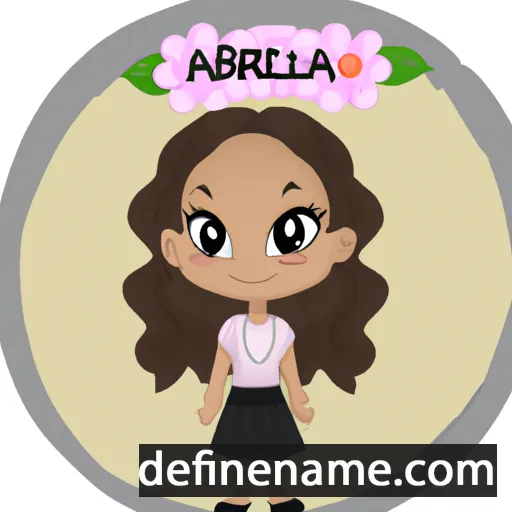 cartoon of the name Ariabella