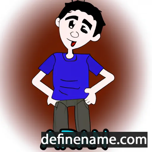 cartoon of the name Arian