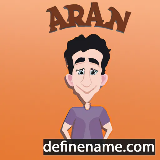 cartoon of the name Arian