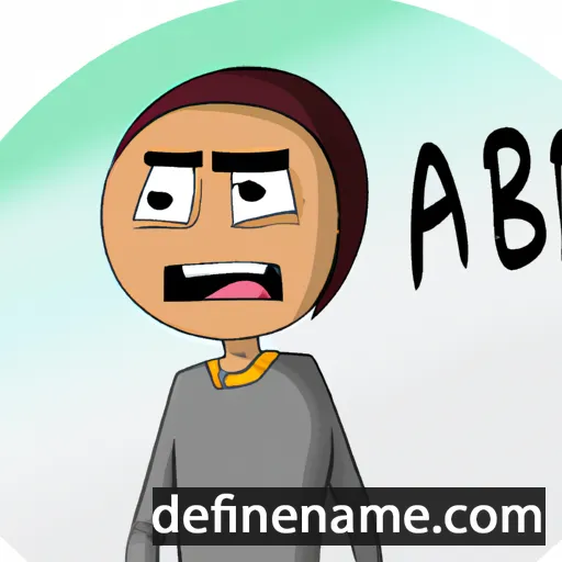 cartoon of the name Arib