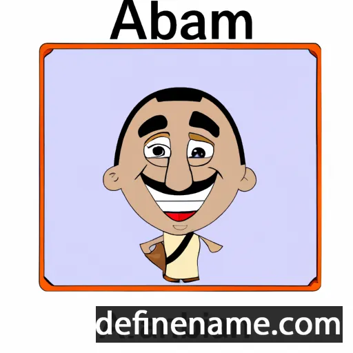 cartoon of the name Aribam