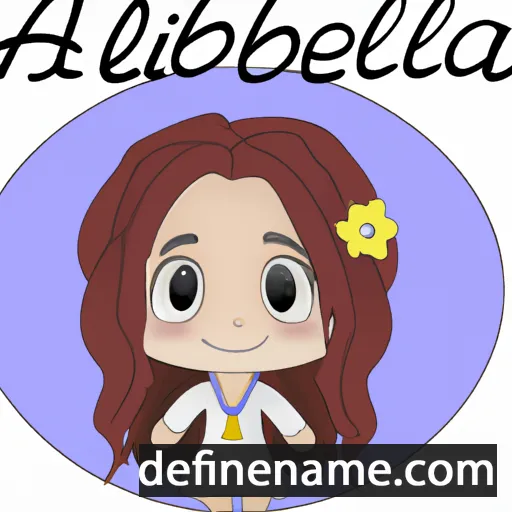 cartoon of the name Aribella