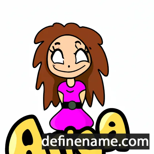 cartoon of the name Aricka