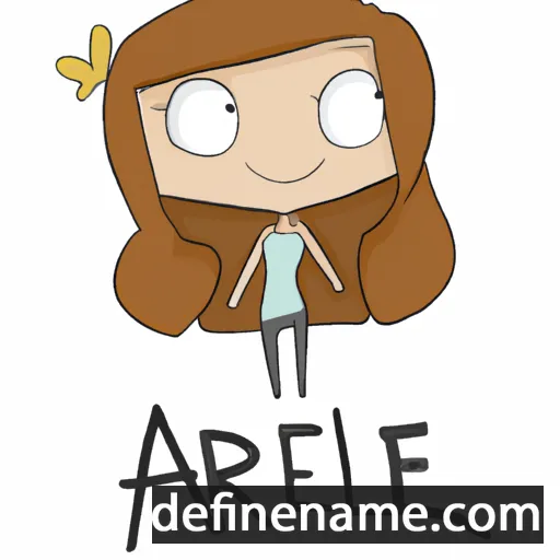 cartoon of the name Ariele