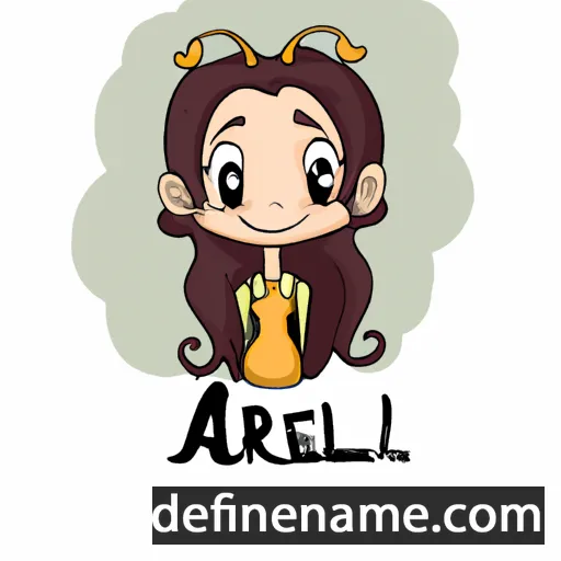 cartoon of the name Arieli