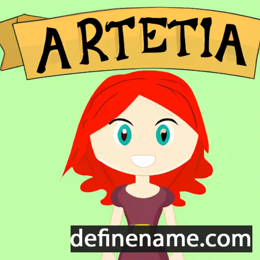 cartoon of the name Arietta