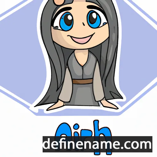 cartoon of the name Ariha