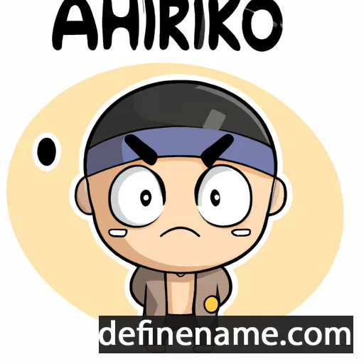 cartoon of the name Arihiko