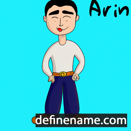 cartoon of the name Arijan