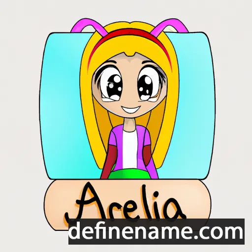 cartoon of the name Arijela