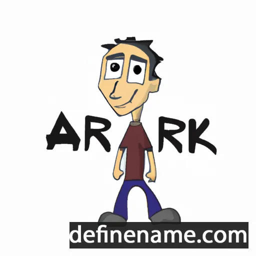 cartoon of the name Arik