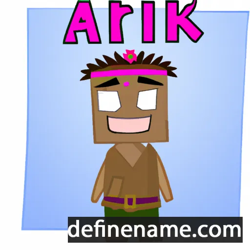 cartoon of the name Ariki