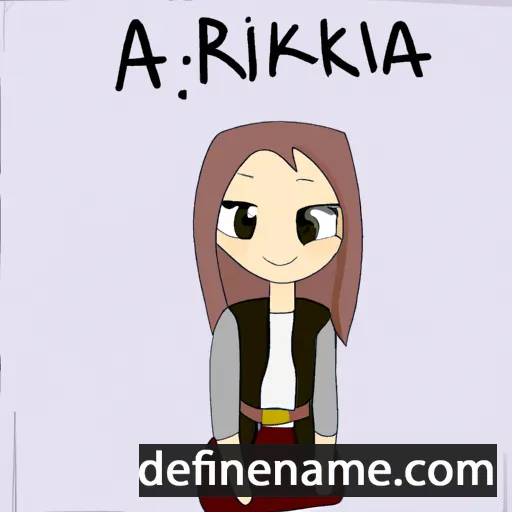 Arikka cartoon