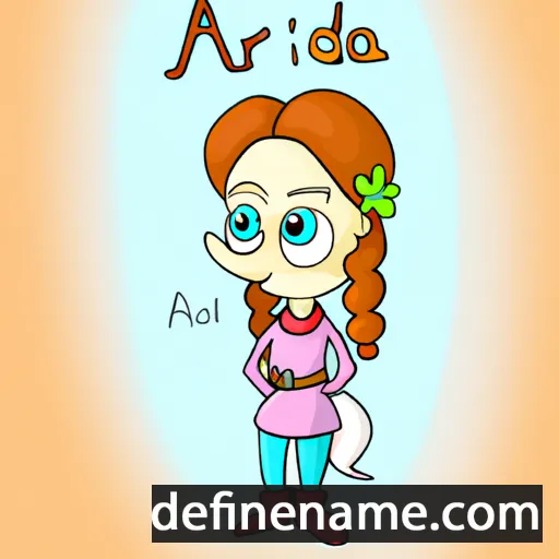 cartoon of the name Arilda