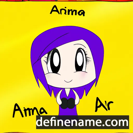 cartoon of the name Arima