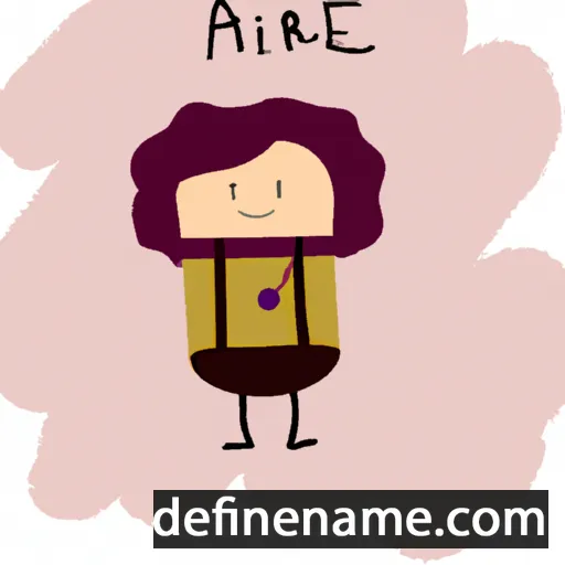 cartoon of the name Arine