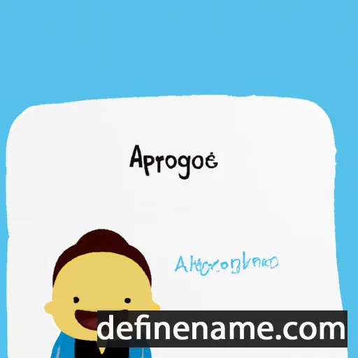 cartoon of the name Ariogaisos