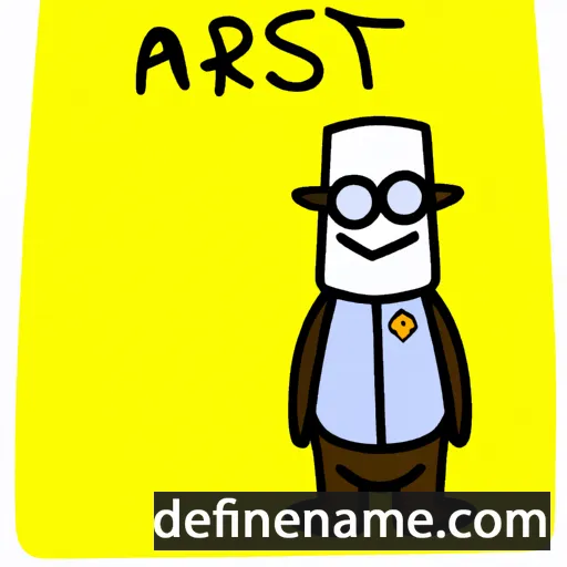 cartoon of the name Ärnst