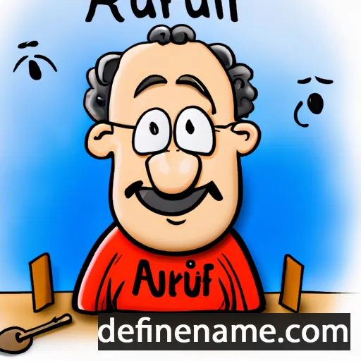 cartoon of the name Ärnulf