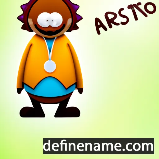 cartoon of the name Arístipo