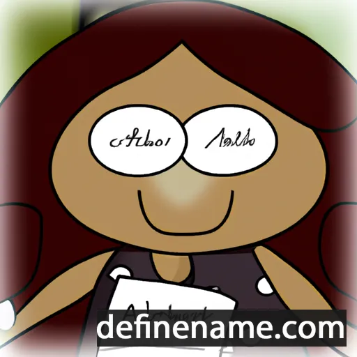 cartoon of the name Arisbeth