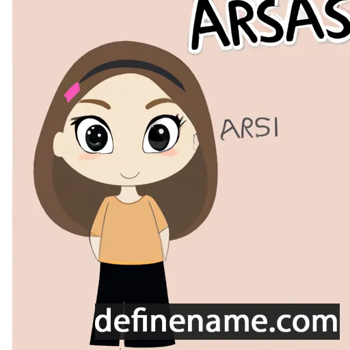 cartoon of the name Arissa