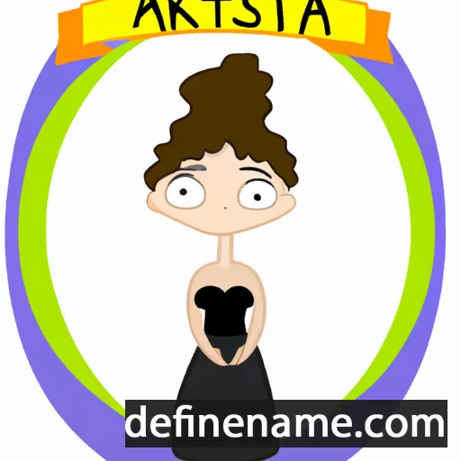 cartoon of the name Aristea