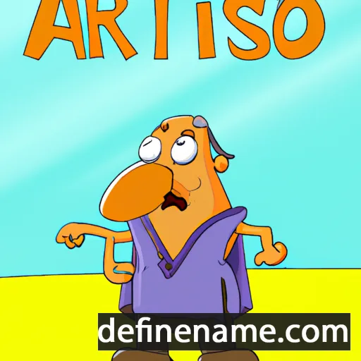 cartoon of the name Aristipo