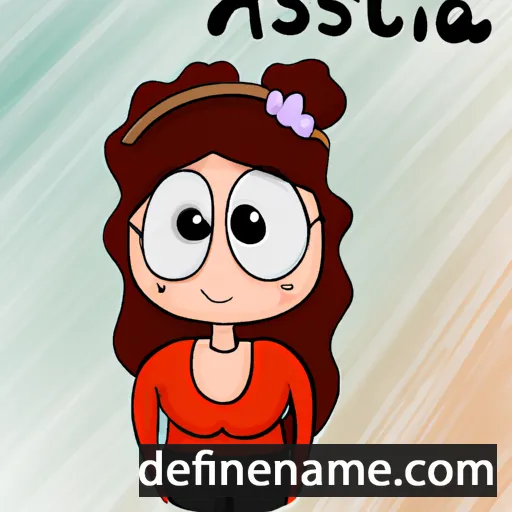 cartoon of the name Aristița