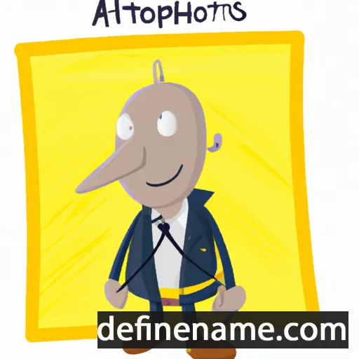 cartoon of the name Aristophantos