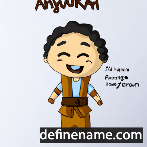 Ariunbayar cartoon