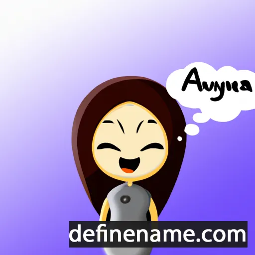 cartoon of the name Ariuntuya