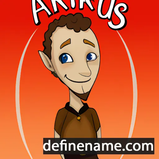 cartoon of the name Arius