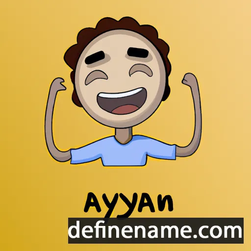 cartoon of the name Ariyan