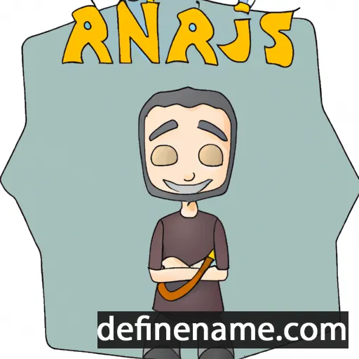 cartoon of the name Arjāns