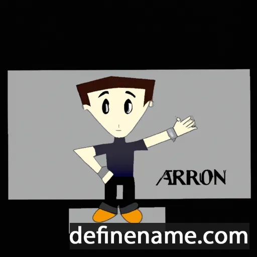 cartoon of the name Arjon