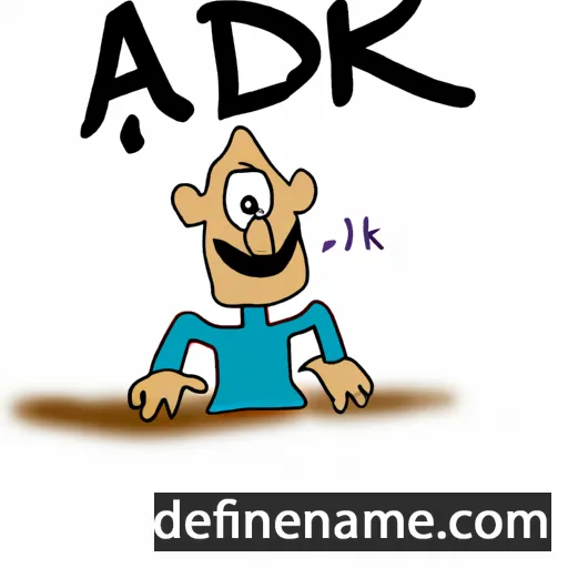 cartoon of the name Arkád