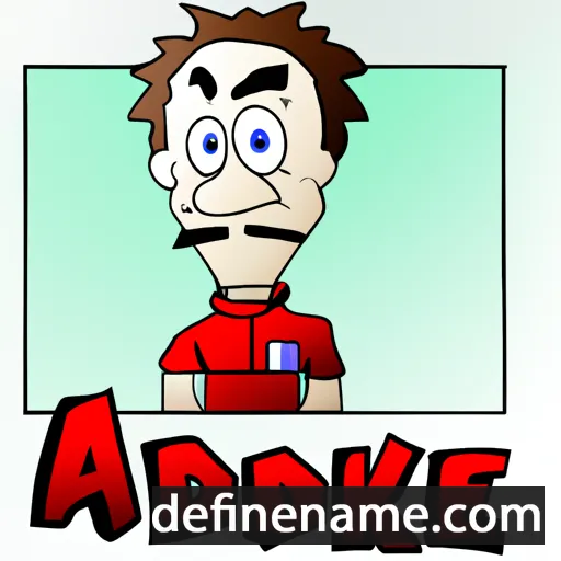 cartoon of the name Arkadije