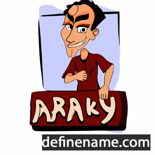 cartoon of the name Arkaryu